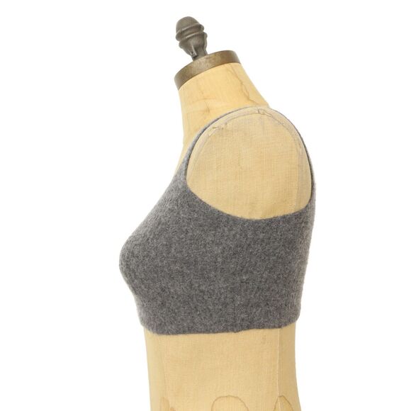 EVERLANE The Cozy Stretch Tank M Wool Blend Heathered Charcoal Gray EUC B40 - Picture 5 of 10